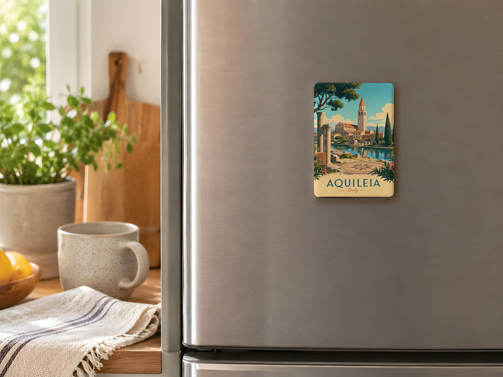 Aquileia Italy Fridge Magnet, Aquileia Travel Souvenir Magnet, Aquileia Landmark Keepsake, Italy Vacation Gift Magnet