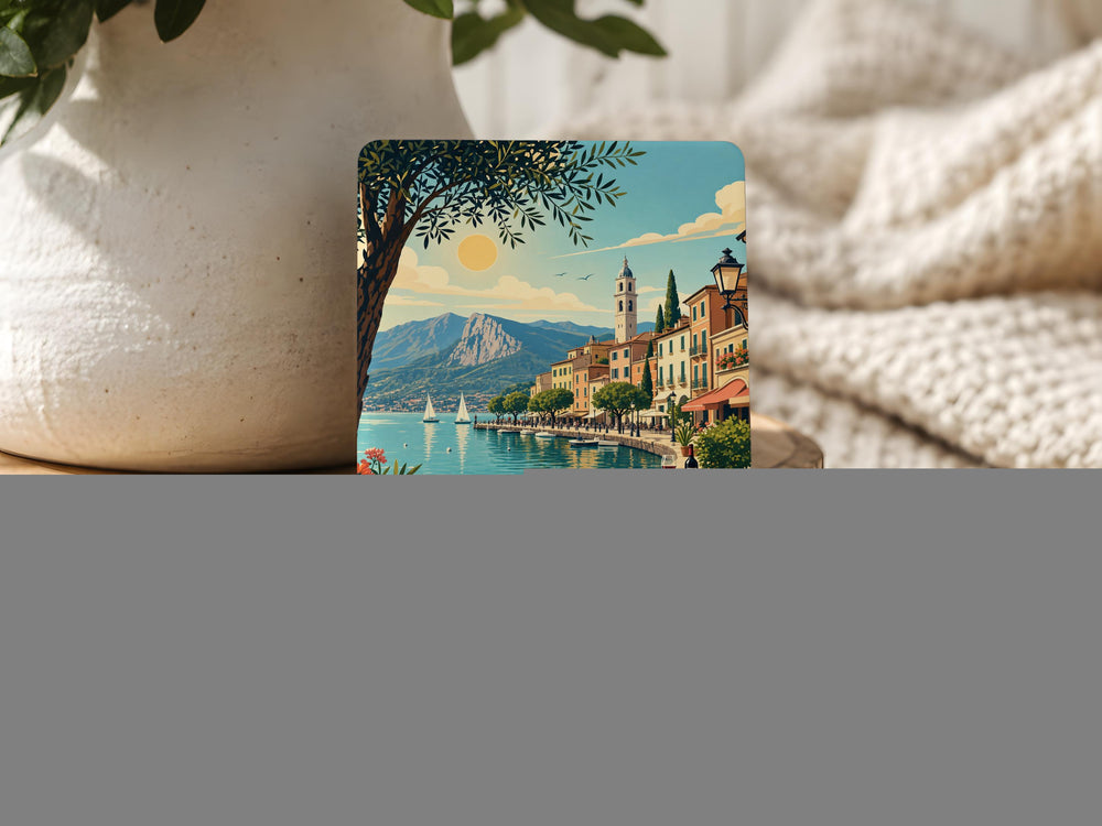 Bardolino Italy Fridge Magnet, Lake Garda Travel Souvenir, Bardolino Town Landmark Keepsake Magnet, Italian Vacation Gift