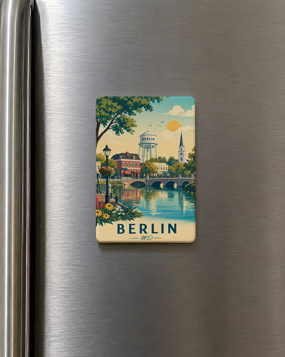 Berlin Germany Fridge Magnet, Berlin Landmark Souvenir Magnet, Berlin Travel Gift, City Skyline Magnet, Berlin Vacation Keepsake