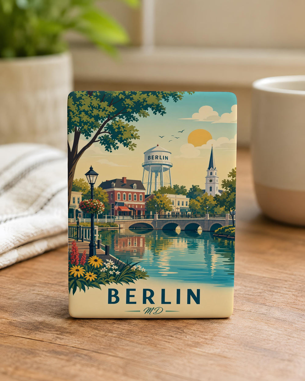 Berlin Germany Fridge Magnet, Berlin Landmark Souvenir Magnet, Berlin Travel Gift, City Skyline Magnet, Berlin Vacation Keepsake