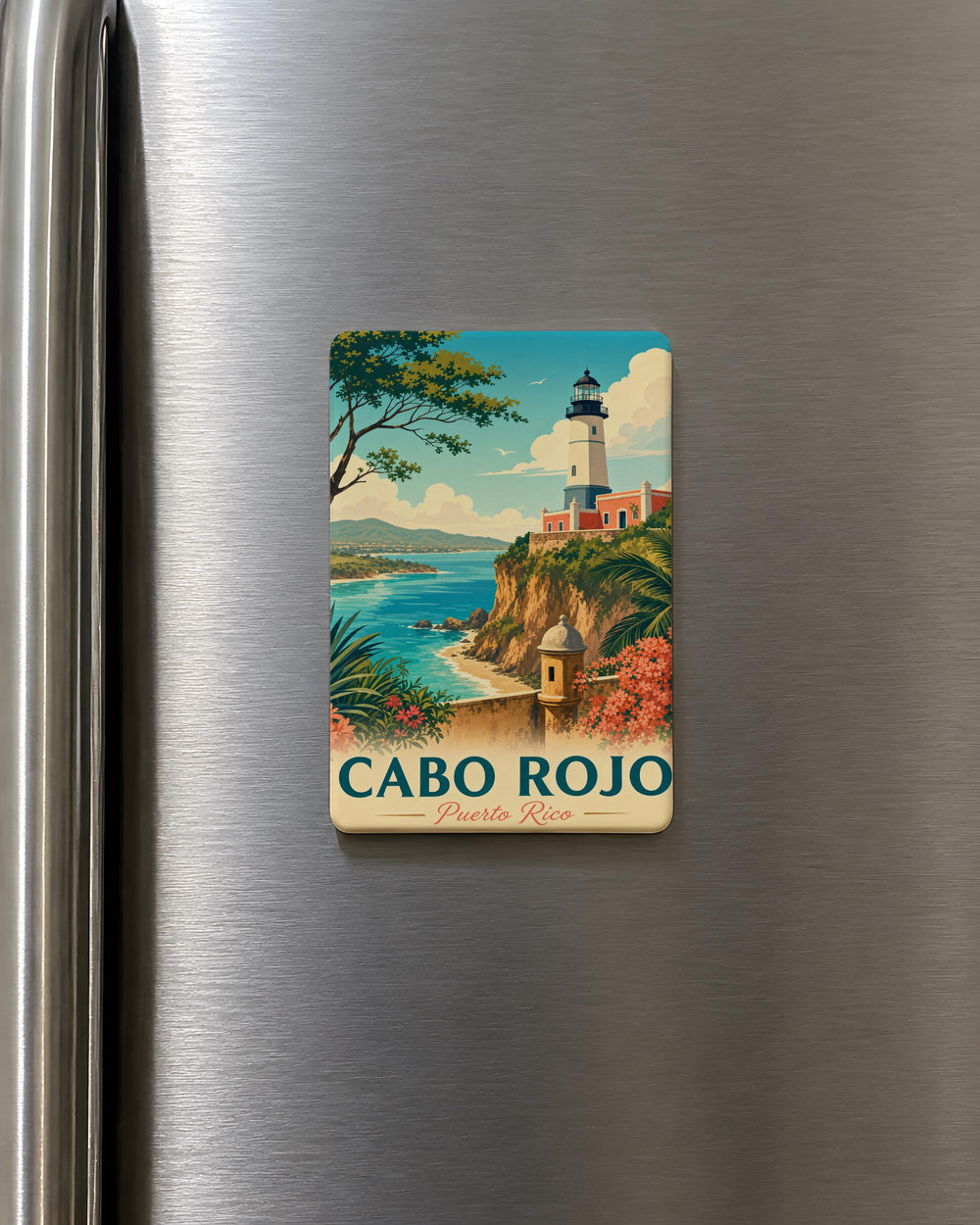 Cabo Rojo Puerto Rico Fridge Magnet, Cabo Rojo PR Souvenir Magnet, Puerto Rico Travel Keepsake Magnet, Cabo Rojo Gift