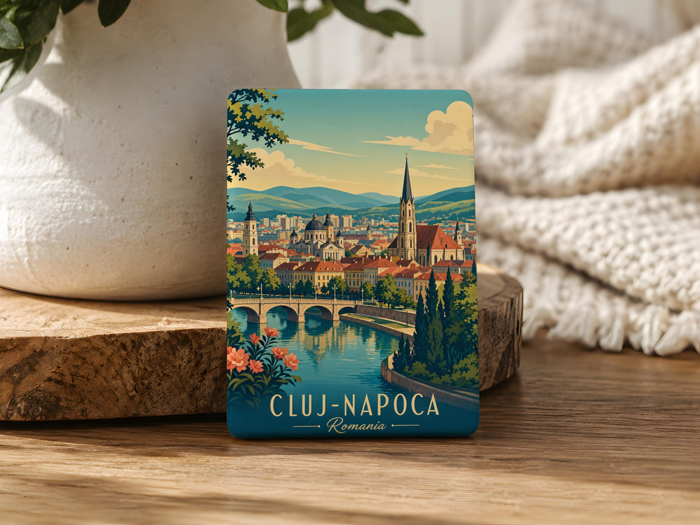 Cluj-Napoca Romania Fridge Magnet, Cluj-Napoca Souvenir Magnet, Romania Travel Magnet, Transylvania Magnet, Cluj Gift