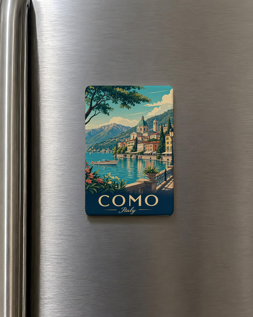 Como Italy Fridge Magnet, Lake Como Souvenir Magnet, Como City Travel Gift, Italy Vacation Keepsake, Italian Landmark Magnet