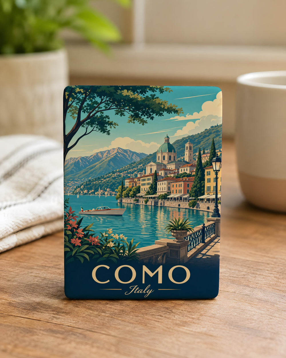 Como Italy Fridge Magnet, Lake Como Souvenir Magnet, Como City Travel Gift, Italy Vacation Keepsake, Italian Landmark Magnet