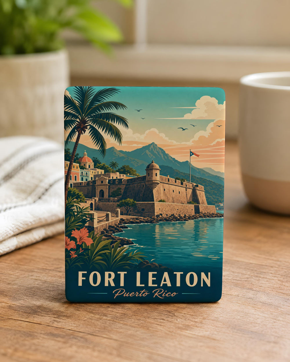 Fort Leaton Fridge Magnet, Fort Leaton Historic Site Souvenir, Texas Frontier Fort Landmark Magnet, Presidio County Travel Gift