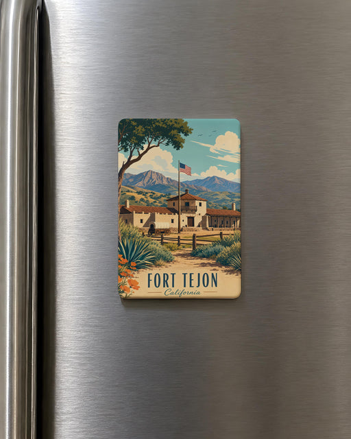 Fort Tejon Fridge Magnet, Fort Tejon State Historic Park Souvenir, California Landmark Travel Gift, History Buff Magnet