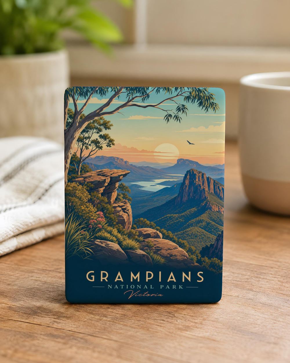 Grampians National Park Fridge Magnet, Australia Travel Souvenir, Grampians Mountains Landmark Keepsake Magnet