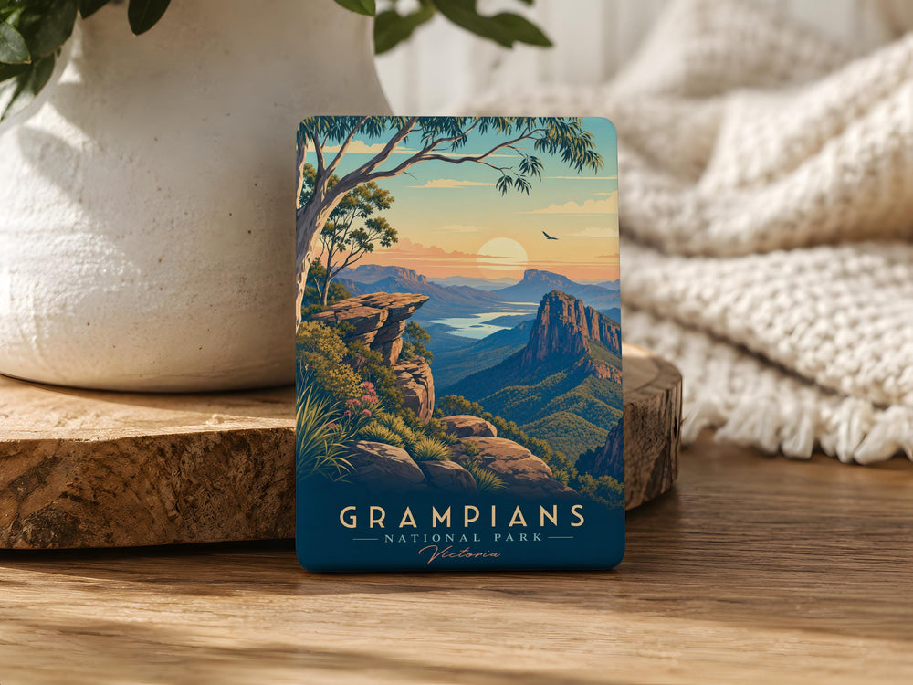 Grampians National Park Fridge Magnet, Australia Travel Souvenir, Grampians Mountains Landmark Keepsake Magnet