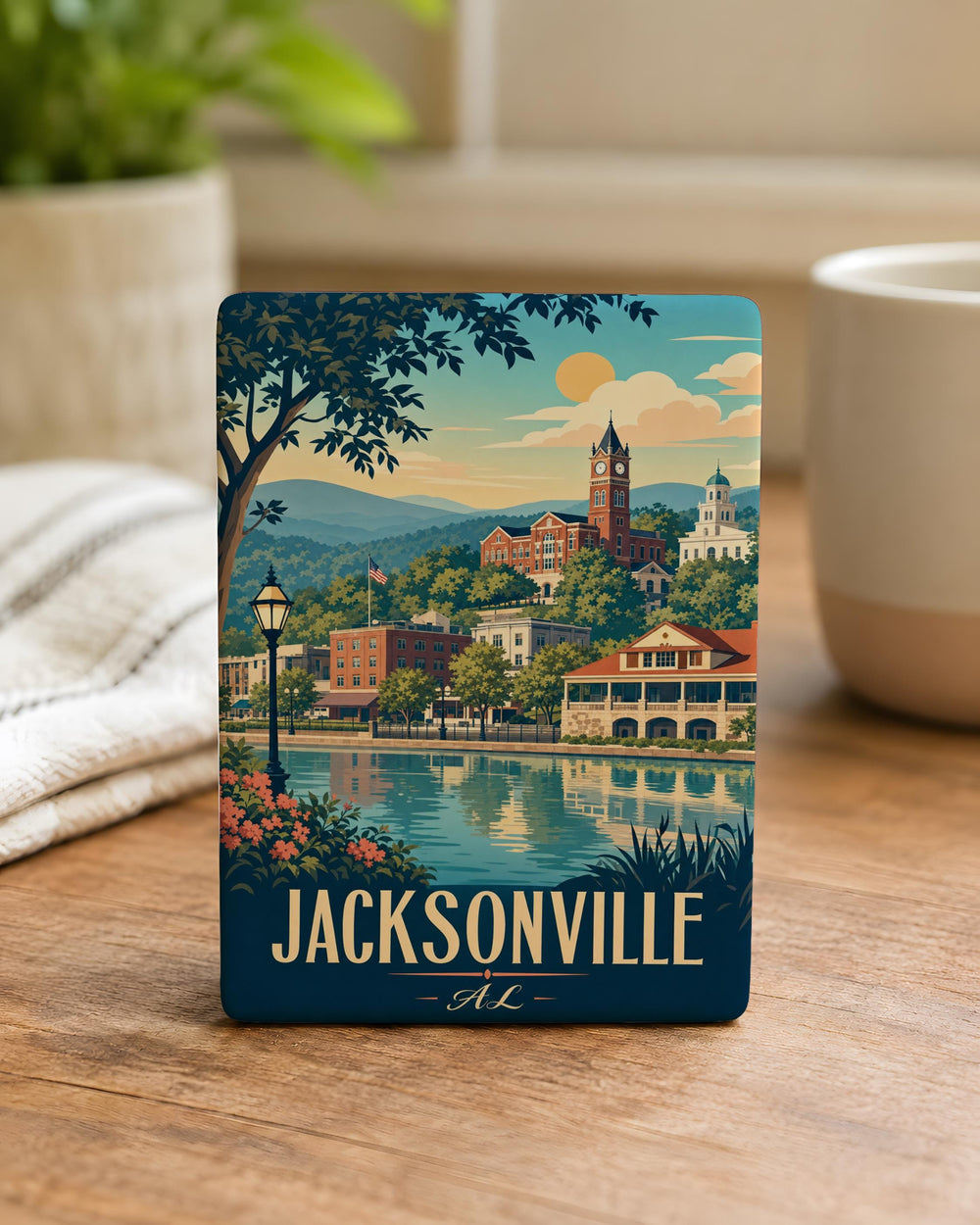 Jacksonville Alabama Fridge Magnet Jacksonville AL Souvenir Magnet Alabama Travel Keepsake Refrigerator Magnet