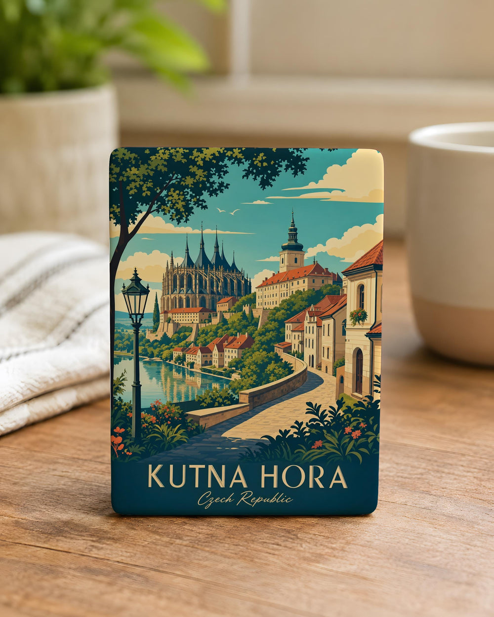 Kutna Hora Czech Republic Fridge Magnet, Kutna Hora Souvenir Magnet, Czech Travel Gift, Czech Republic Keepsake Magnet
