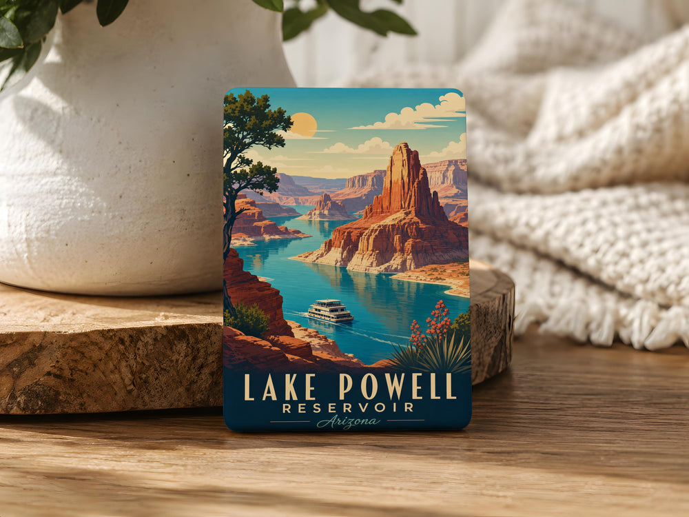 Lake Powell Reservoir Fridge Magnet, Lake Powell Souvenir Magnet, Glen Canyon Recreation Area Travel Magnet, Utah Arizona Magnet