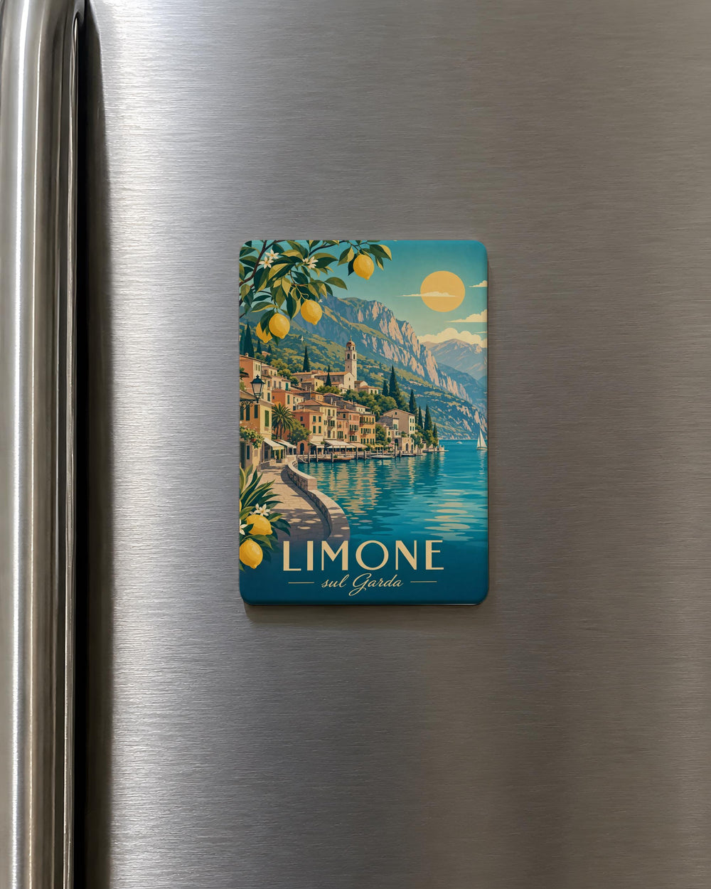 Limone sul Garda Fridge Magnet, Lake Garda Italy Souvenir Magnet, Italian Lakes Travel Keepsake, Limone sul Garda Gift