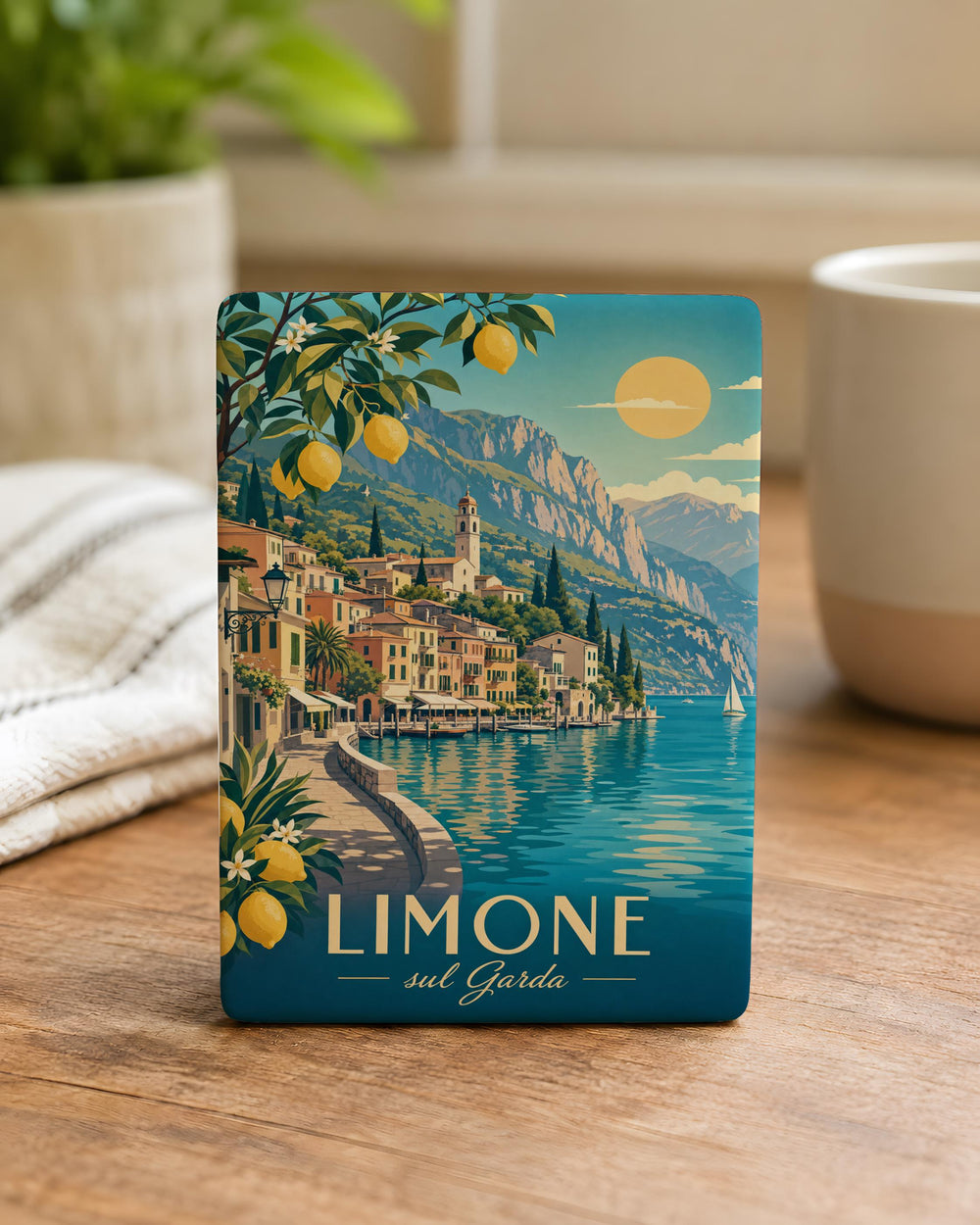 Limone sul Garda Fridge Magnet, Lake Garda Italy Souvenir Magnet, Italian Lakes Travel Keepsake, Limone sul Garda Gift
