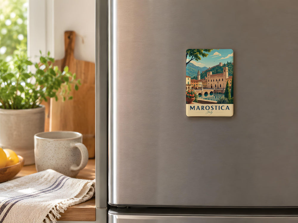 Marostica Italy Fridge Magnet, Marostica Town Souvenir Magnet, Italy Travel Gift, Veneto Italy Keepsake Magnet