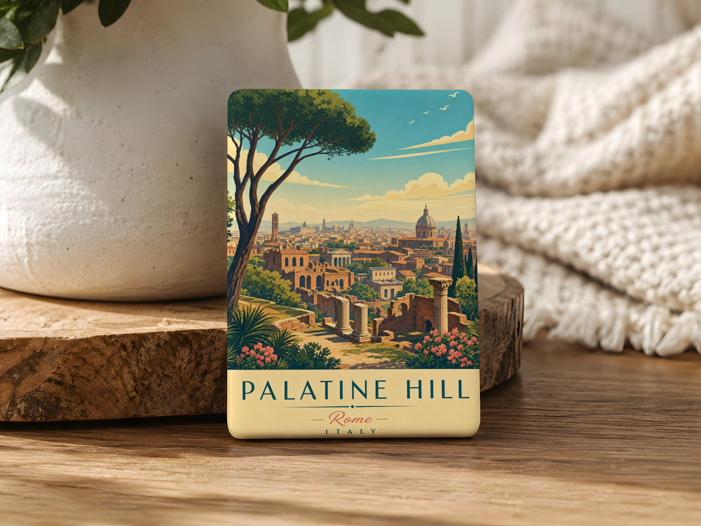 Palatine Hill Rome Fridge Magnet, Ancient Roman Ruins Souvenir, Italy Travel Landmark Keepsake Magnet