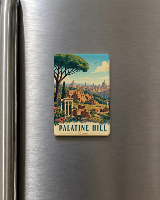 Palatine Hill Rome Fridge Magnet, Ancient Roman Ruins Landmark Souvenir, Italy Travel Keepsake Magnet