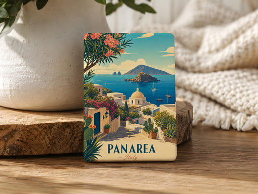 Panarea Italy Fridge Magnet, Panarea Island Souvenir Magnet, Aeolian Islands Travel Gift, Sicily Italy Vacation Keepsake Magnet