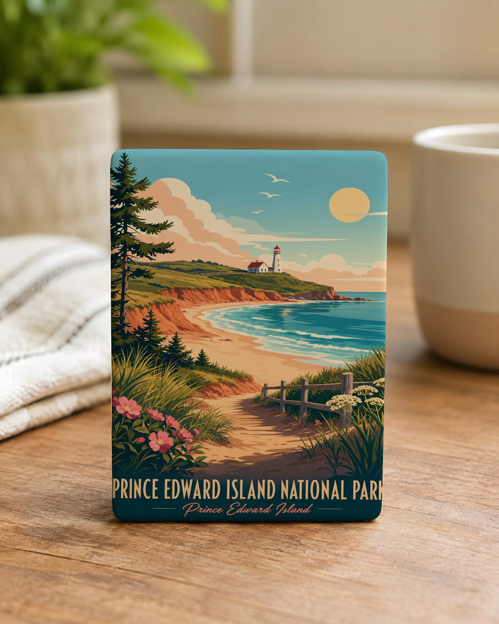Prince Edward Island National Park Fridge Magnet, Canada Coastal Park Souvenir Magnet, PEI Travel Gift, Nature Landmark Magnet