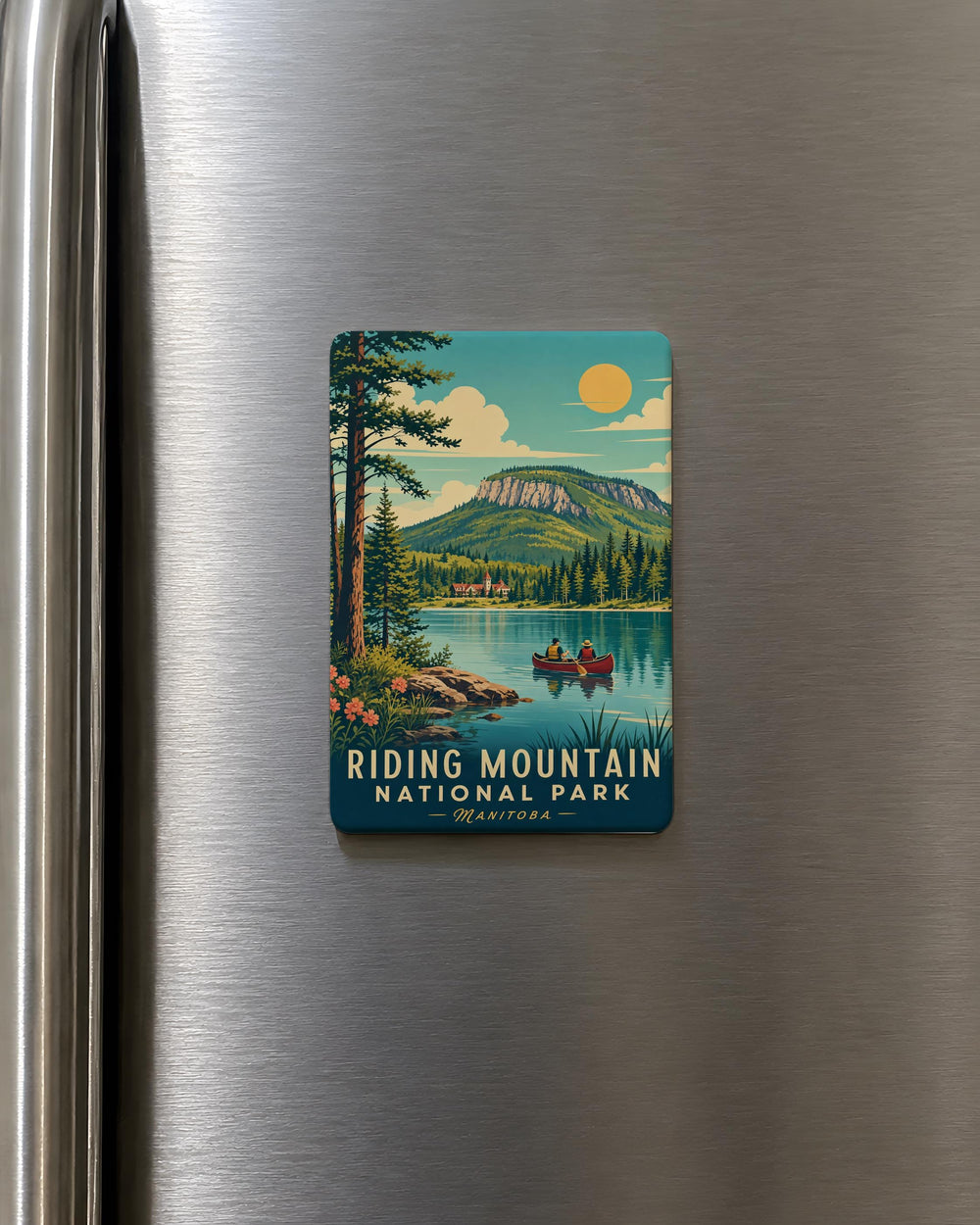 Riding Mountain National Park Fridge Magnet, Manitoba Canada Park Souvenir Magnet, Outdoor Nature Travel Keepsake Magnet