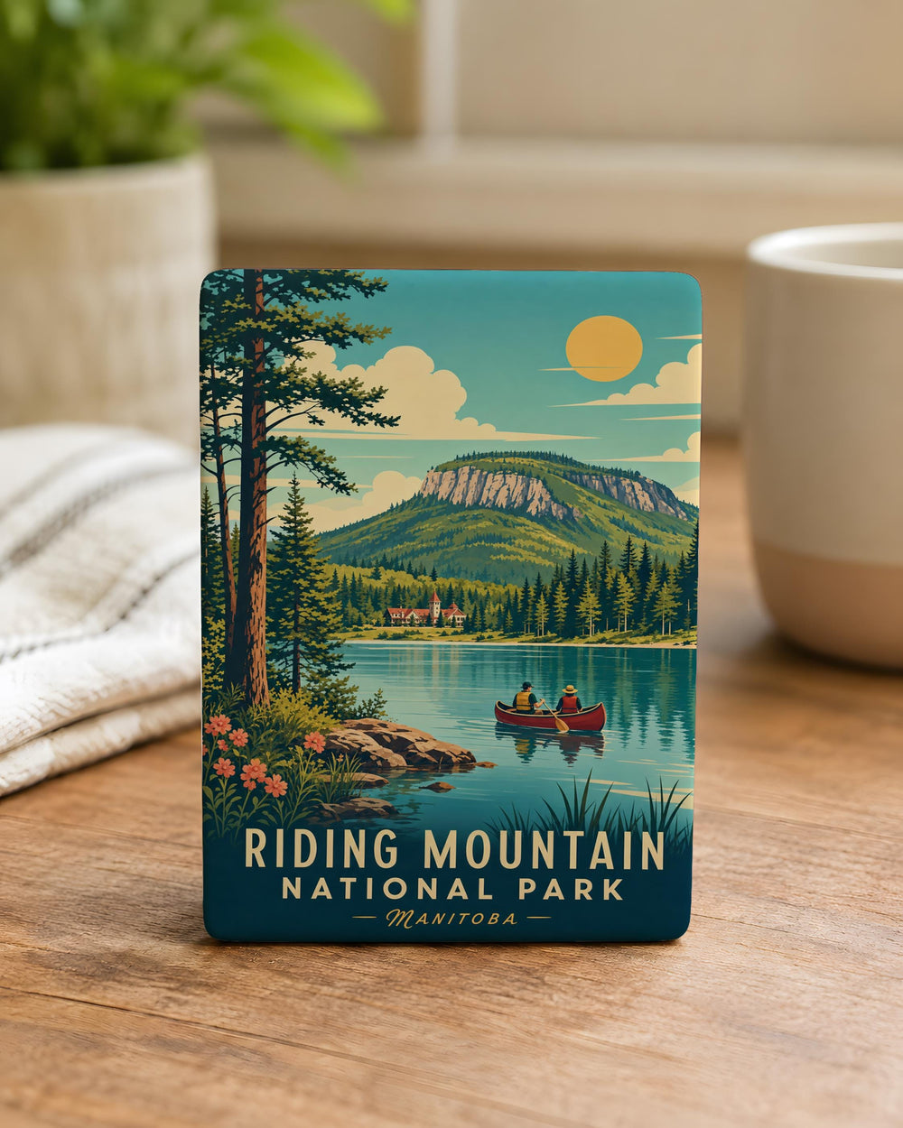 Riding Mountain National Park Fridge Magnet, Manitoba Canada Park Souvenir Magnet, Outdoor Nature Travel Keepsake Magnet