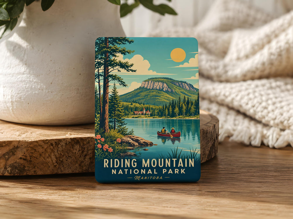 Riding Mountain National Park Fridge Magnet, Manitoba Canada Park Souvenir Magnet, Outdoor Nature Travel Keepsake Magnet