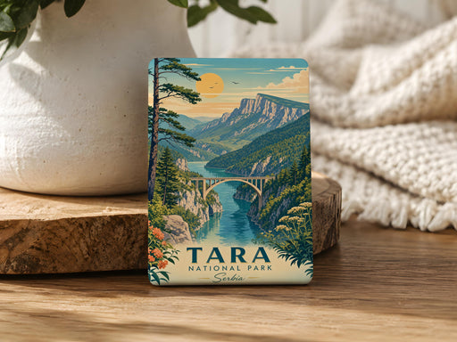 Tara National Park Fridge Magnet, Serbia Nature Souvenir, Mountain Forest Landscape Travel Keepsake Gift