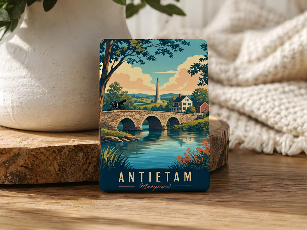 Antietam Maryland Fridge Magnet, Antietam MD Souvenir Magnet, Antietam National Battlefield Travel Gift Keepsake Magnet