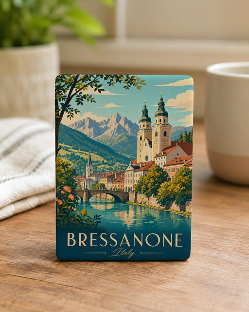 Bressanone Italy Fridge Magnet, South Tyrol Travel Souvenir, Brixen Landmark Keepsake Magnet, Italian Alps Vacation Gift