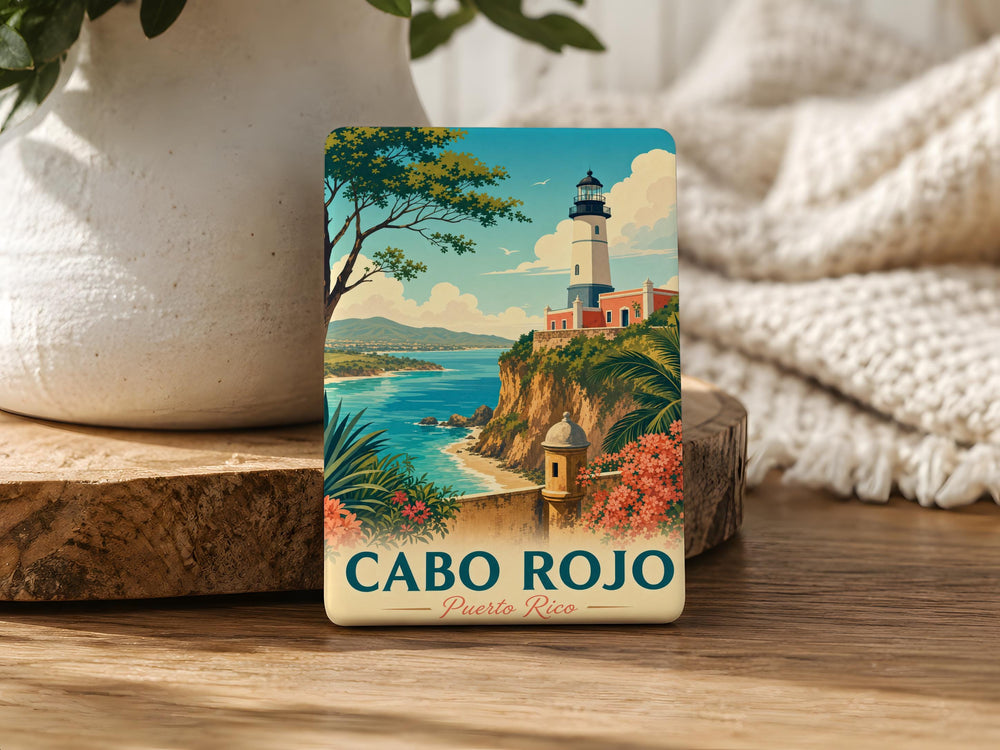 Cabo Rojo Puerto Rico Fridge Magnet, Cabo Rojo PR Souvenir Magnet, Puerto Rico Travel Keepsake Magnet, Cabo Rojo Gift