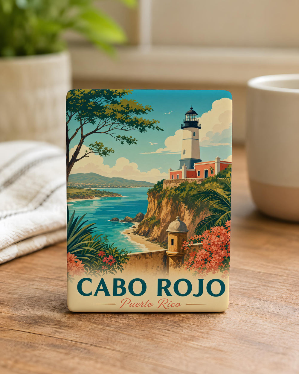 Cabo Rojo Puerto Rico Fridge Magnet, Cabo Rojo PR Souvenir Magnet, Puerto Rico Travel Keepsake Magnet, Cabo Rojo Gift
