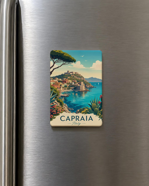 Capraia Italy Fridge Magnet, Capraia Island Souvenir Magnet, Tuscany Travel Keepsake, Italian Island Gift