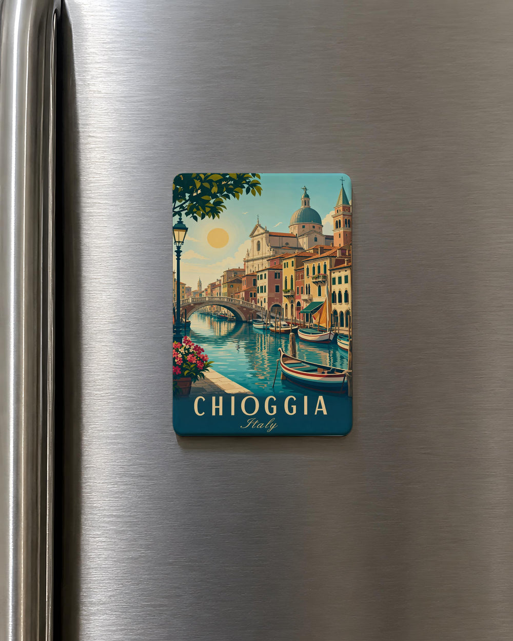 Chioggia Italy Fridge Magnet, Chioggia Souvenir Magnet, Italian Travel Gift, Chioggia Venice Lagoon Keepsake, Italy Vacation Magnet