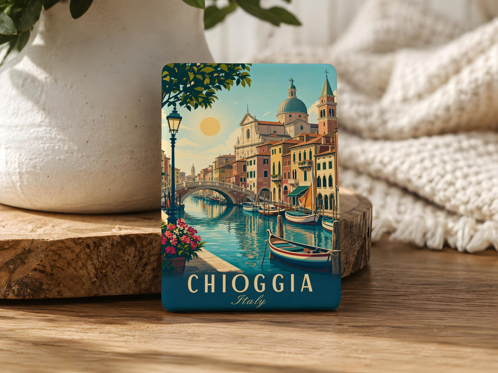 Chioggia Italy Fridge Magnet, Chioggia Souvenir Magnet, Italian Travel Gift, Chioggia Venice Lagoon Keepsake, Italy Vacation Magnet