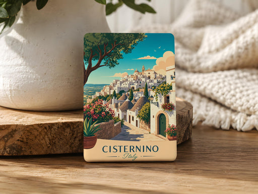 Cisternino Italy Fridge Magnet, Cisternino Puglia Souvenir Magnet, Italian Village Travel Keepsake Magnet, Italy Gift Magnet