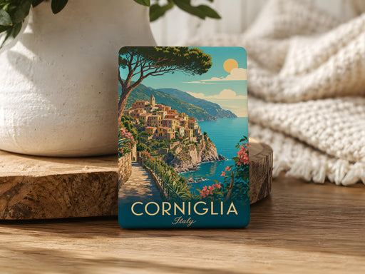 Corniglia Fridge Magnet, Corniglia Italy Souvenir Magnet, Cinque Terre Travel Magnet, Italian Coastal Village Magnet, Liguria Gift Magnet