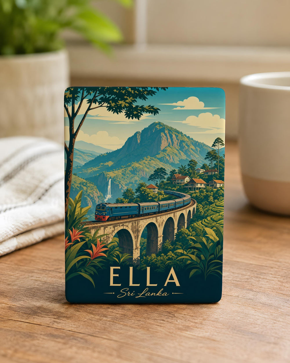 Ella Sri Lanka Fridge Magnet, Sri Lanka Souvenir Magnet, Ella Town Travel Gift, Sri Lanka Vacation Keepsake, Ceylon Magnet