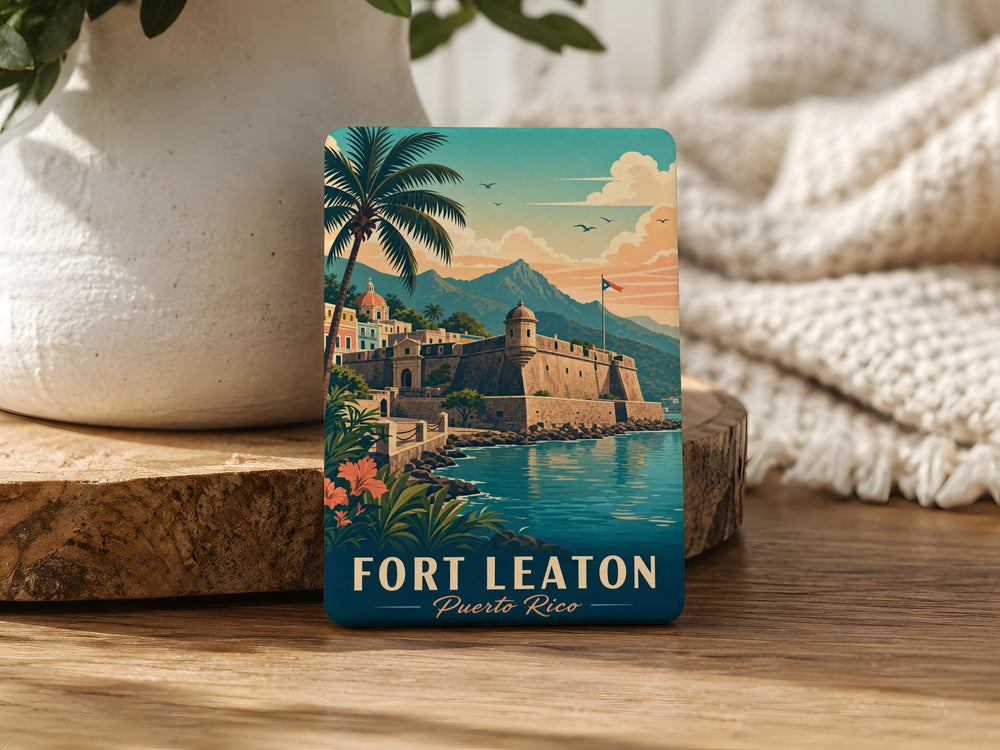 Fort Leaton Fridge Magnet, Fort Leaton Historic Site Souvenir, Texas Frontier Fort Landmark Magnet, Presidio County Travel Gift