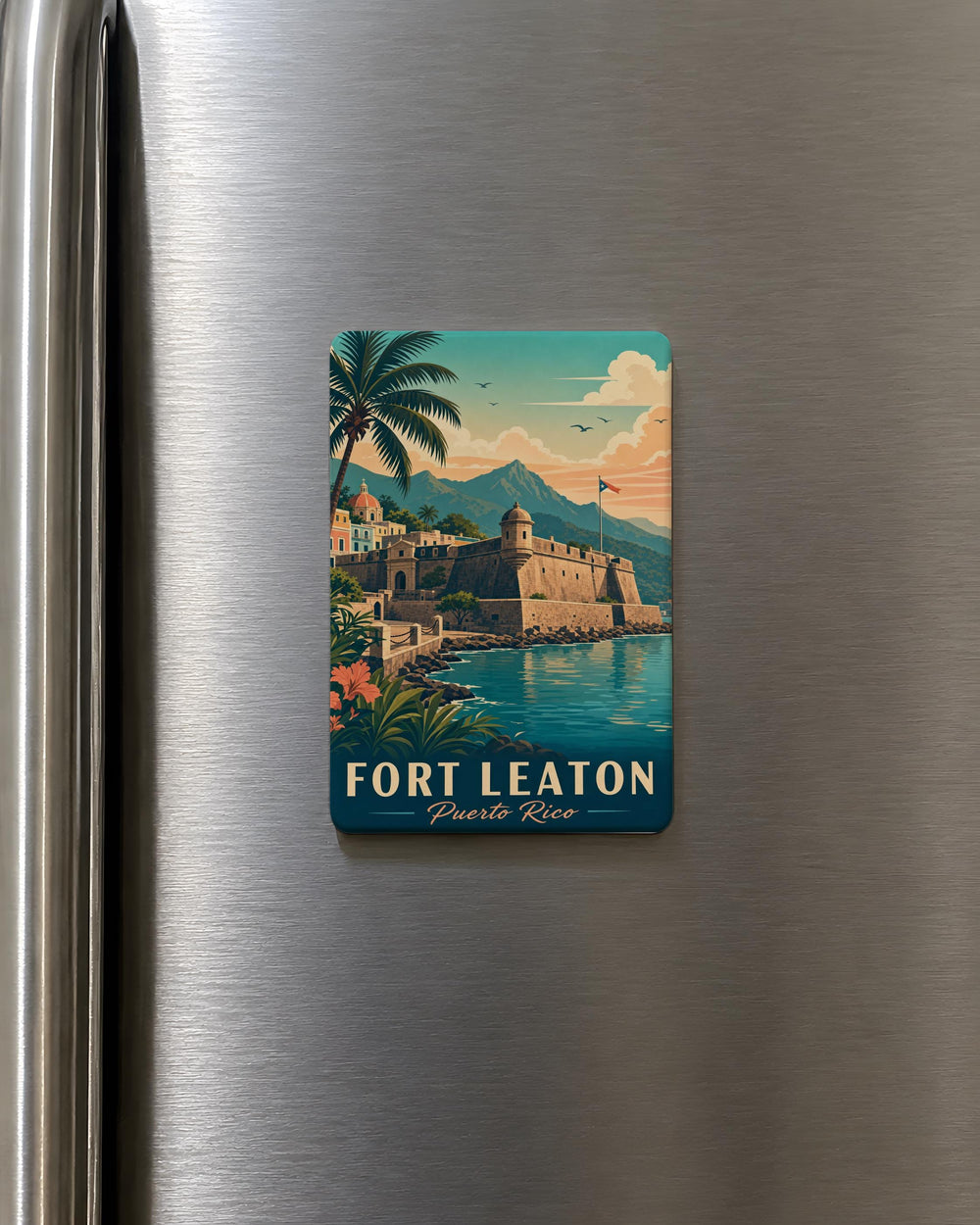 Fort Leaton Fridge Magnet, Fort Leaton Historic Site Souvenir, Texas Frontier Fort Landmark Magnet, Presidio County Travel Gift
