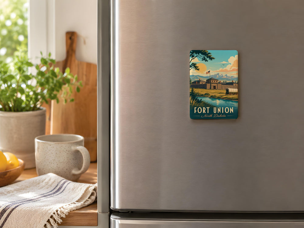 Fort Union Fridge Magnet, Fort Union National Monument Souvenir, New Mexico Historic Site Travel Gift, Southwest Landmark Magnet