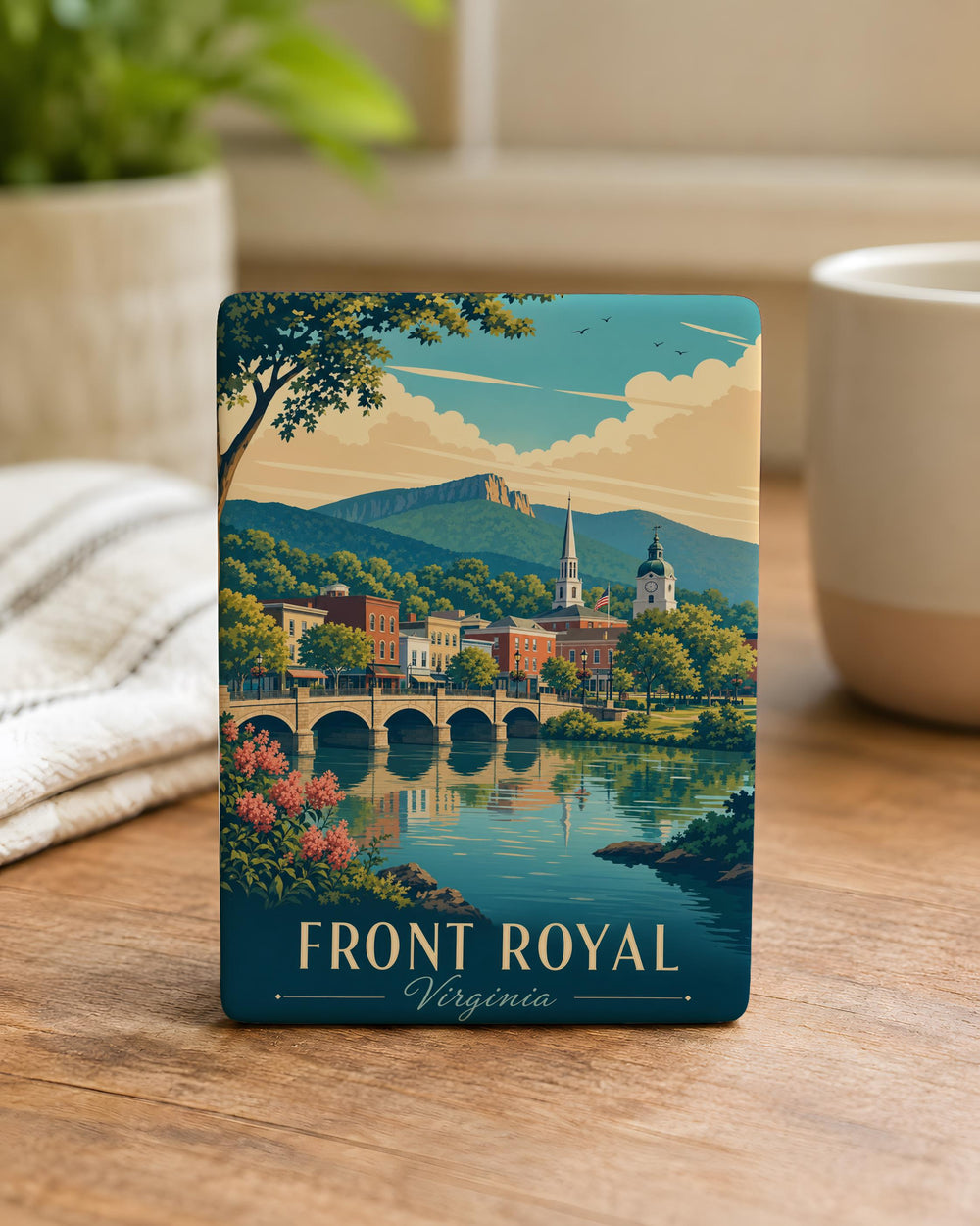 Front Royal Virginia Fridge Magnet, Front Royal VA Souvenir Magnet, Skyline Drive Shenandoah Valley Gift