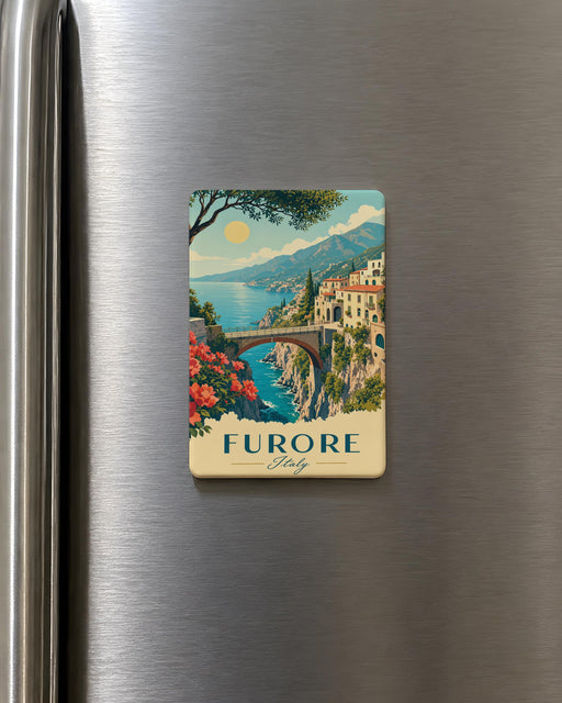Furore Italy Fridge Magnet, Amalfi Coast Travel Souvenir Magnet, Italian Coastal Town Keepsake Magnet, Italy Vacation Gift
