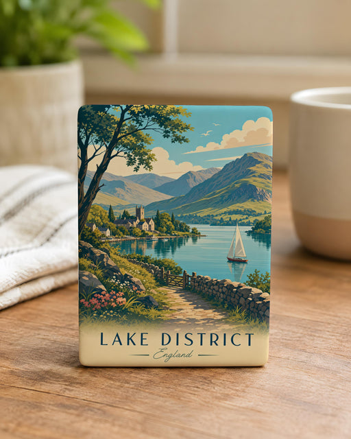 Lake District Fridge Magnet, Lake District National Park Souvenir Magnet, Cumbria England Travel Keepsake Magnet
