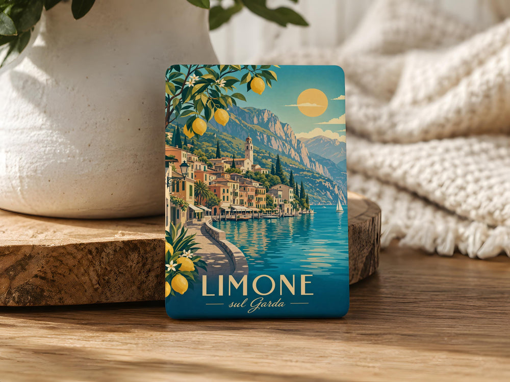 Limone sul Garda Fridge Magnet, Lake Garda Italy Souvenir Magnet, Italian Lakes Travel Keepsake, Limone sul Garda Gift