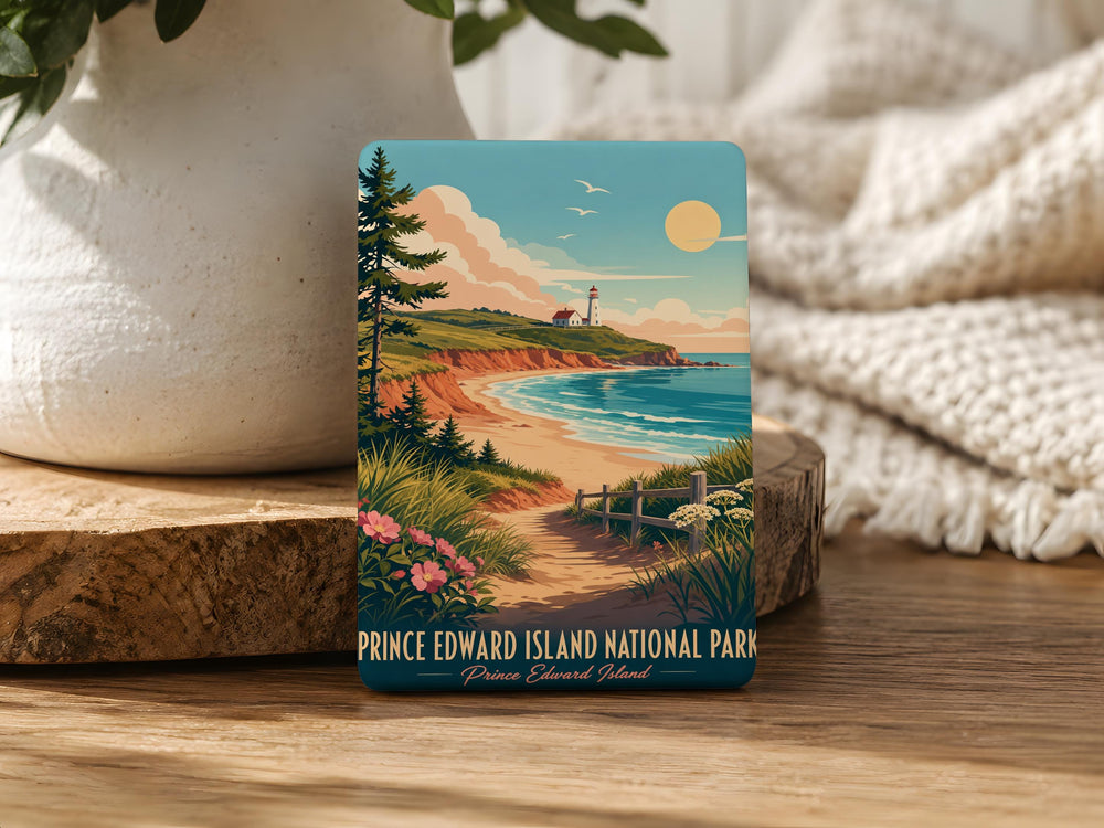 Prince Edward Island National Park Fridge Magnet, Canada Coastal Park Souvenir Magnet, PEI Travel Gift, Nature Landmark Magnet