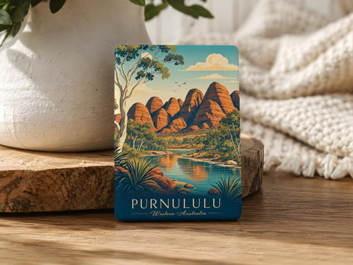 Purnululu National Park Fridge Magnet, Bungle Bungle Range Travel Souvenir, Western Australia Landmark Magnet