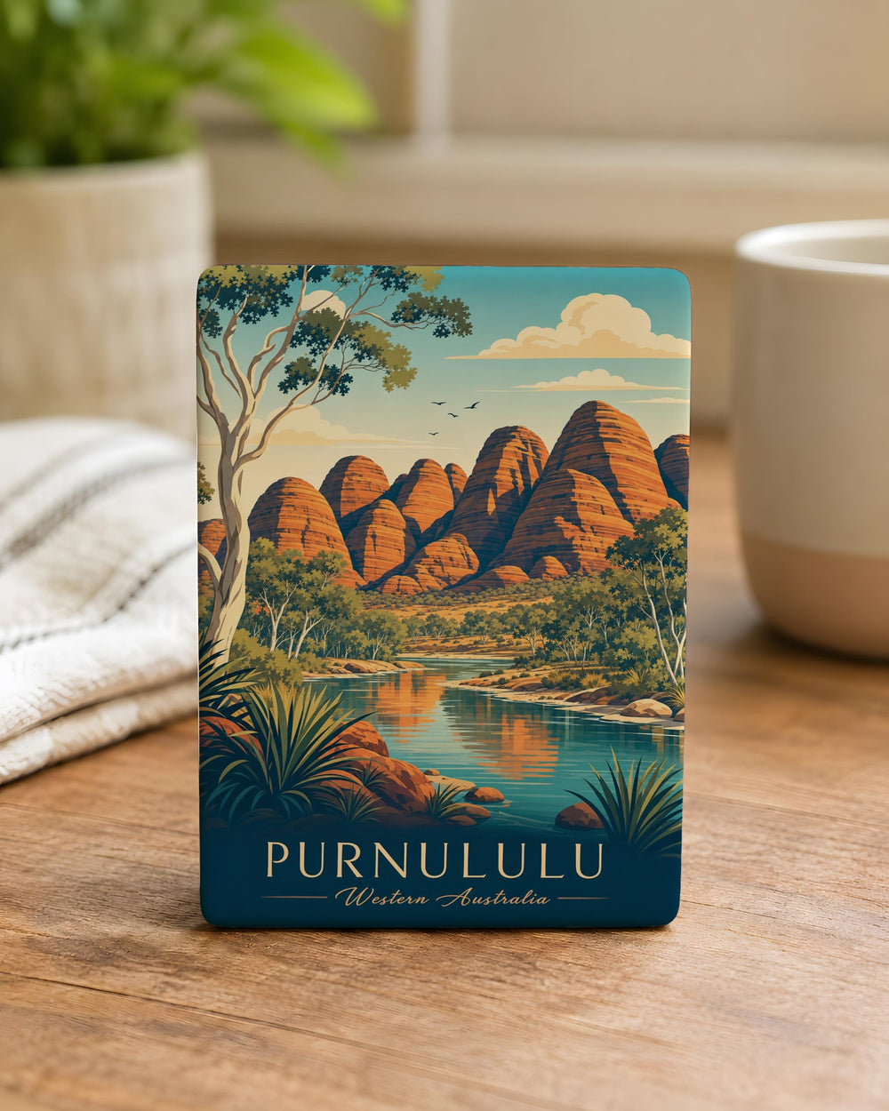 Purnululu National Park Fridge Magnet, Bungle Bungle Range Travel Souvenir, Western Australia Landmark Magnet