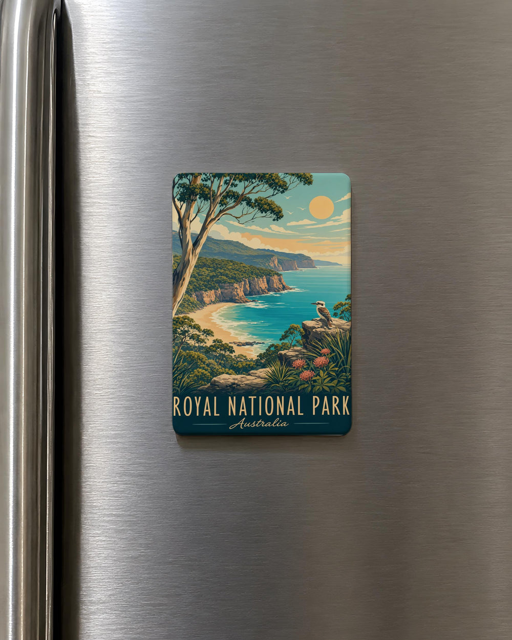 Royal National Park Australia Fridge Magnet, Sydney New South Wales Souvenir, Coastal Bushland Hiking Travel Keepsake Magnet
