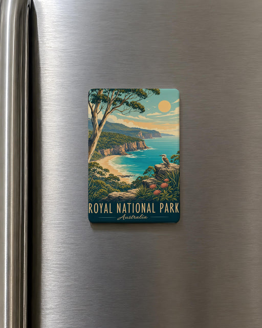 Royal National Park Australia Fridge Magnet, Sydney New South Wales Souvenir, Coastal Bushland Hiking Travel Keepsake Magnet