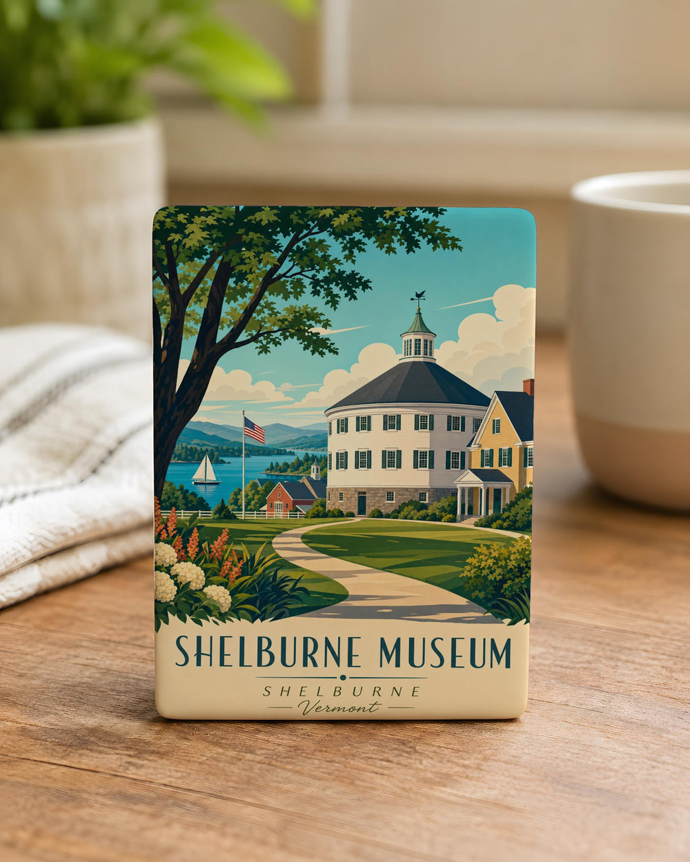 Shelburne Museum Fridge Magnet, Vermont Museum Souvenir, Shelburne VT Travel Keepsake Magnet, Museum Gift Magnet