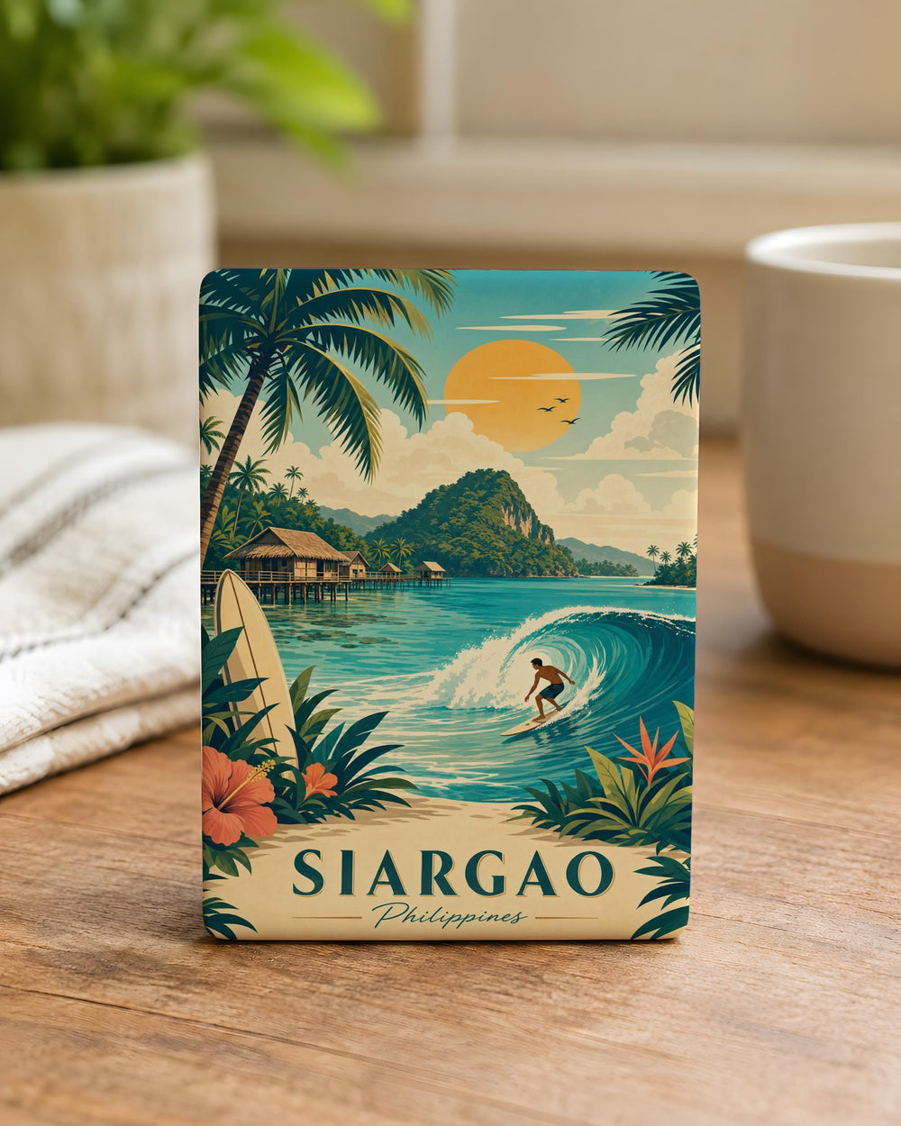 Siargao Philippines Fridge Magnet, Siargao Island Souvenir Magnet, Philippines Travel Keepsake, Siargao Vacation Gift